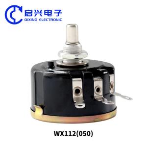 Quality WX112 WX050 5W Single Turn Wire Wound Potentiometer Adjustable Resistance 100R 330R 470R wholesale