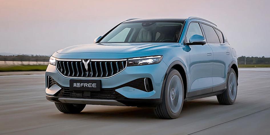 Luxury Energy Vehicles High Speed Mpv Dongfeng Voyah Free Pure Electric EV SUV Four Wheel Drive Electric Car 4905*1950*1645mm