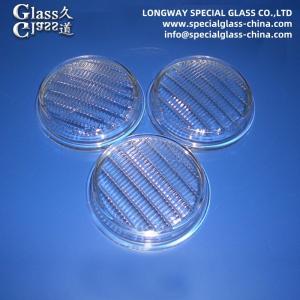 Quality Transparent Textured Soda Lime Glass Light Cover For Diffuse Light wholesale