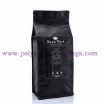 Matt Black 250g 1kg 12oz Aluminum Foil Bag With Valve