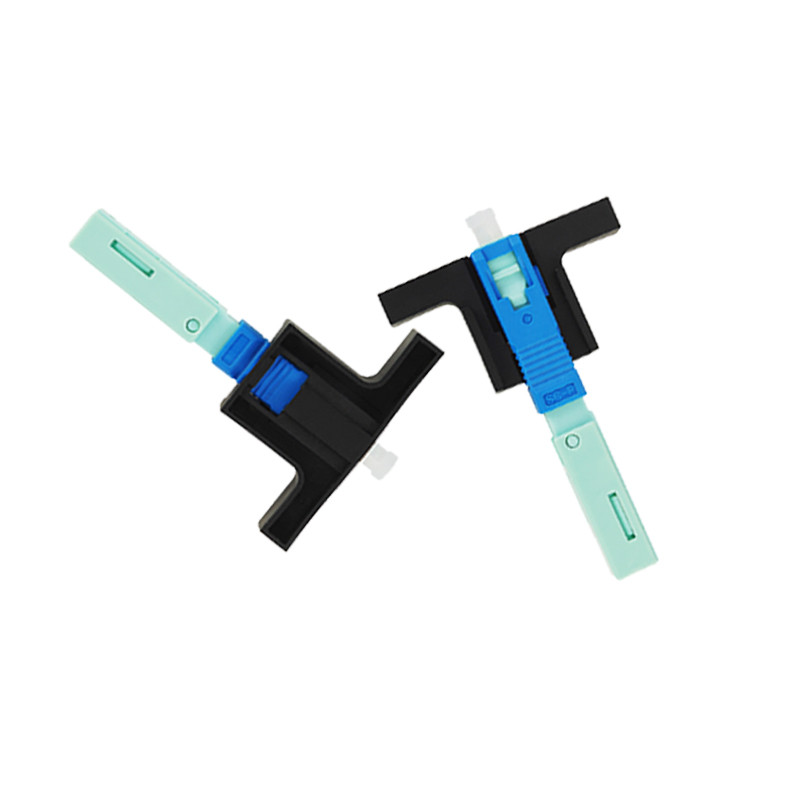 FTTH fiber optical quick adapter equipment indoor flat cable fast connector for fiber drop cable connection