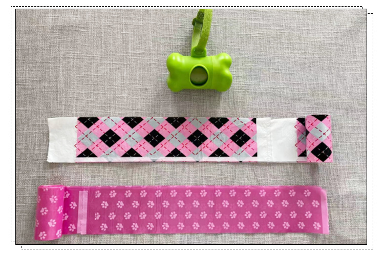 Plastic Doggy Scent Zero Waste Dog Poop Bags / Compostable Poop Bags Portable Biodegradable