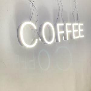 Quality Illuminated Business Logo Wall Signs CE ROHS wholesale