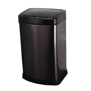 Quality 395mm Height 12L Automatic Stainless Steel Trash Can wholesale