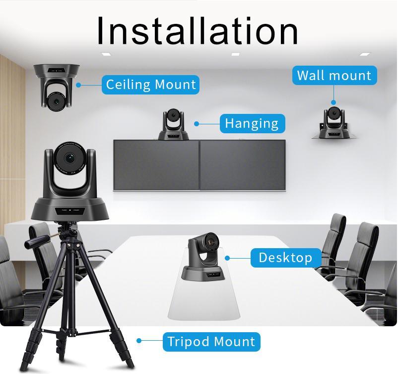PTZ 20X Optics HDMI Camera for Church and Telemedicine