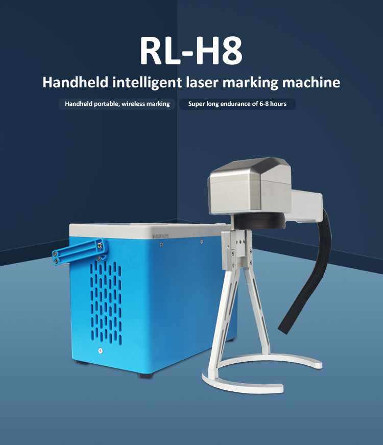 Mini Handheld Fiber Laser Marking Machine For Metal Working 20W 30W