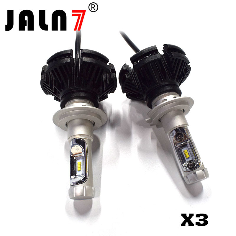 LED Headlight Bulbs JALN7 X3 LED Conversion Kits Extremely Super Bright H1/H4/H7/H11/9005/9006 50W 6000lm