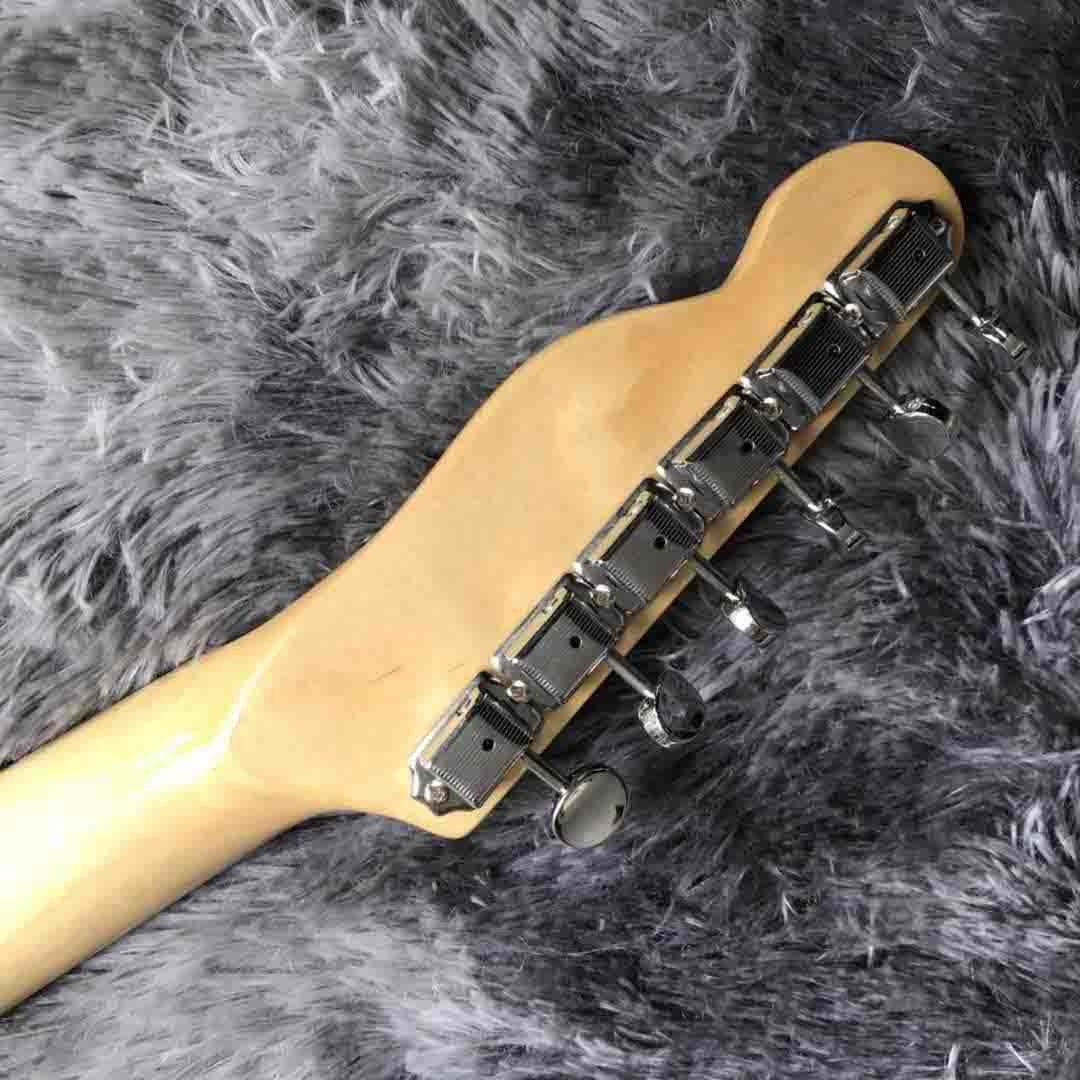 2020 Grand Special F Hole TELE P90 Pickuo Electric Guitar Quilted Maple Abalone Inlay Bigsby