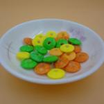 Fruit Flavors Brochette Sugar Free Peppermint Candy / Round Shape Compressed