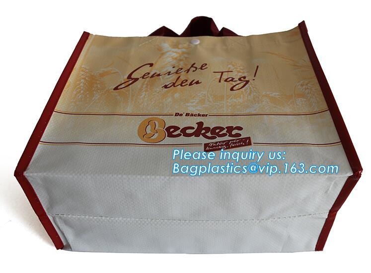 Fashion WaterProof PP Woven Laminated Handle Shopping Bag,fashion laminated reusable pp woven big shopping woven bag