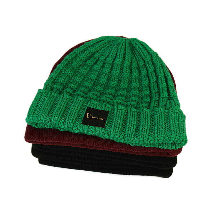 OEM Wool Knit Beanies Hat Winter Hat With Custom Embroidery Logo For Mens Women beenies