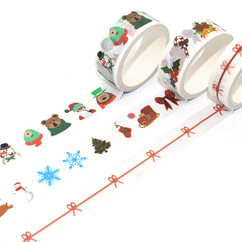 Custom Single Sided Adhesive Japanese Printed Masking Washi Tapes