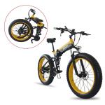 EU Quality 26x4.0 inch Fat Tire Folding E-Bike 1000W Motor 13AH Lithium Battery