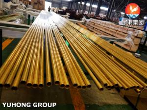 Quality Copper Alloy Steel ASTM B111 C68700 Heat Exchanger Tube In Cooling Systems wholesale