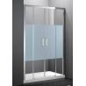 Buy cheap Glass Bathroom Shower Room， Folding Shower Screen With Aluminum Frame from wholesalers