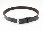 Single Stripe Mens Black Stretch Belt , Mens Stretch Belts For Jeans 3.5cm Width