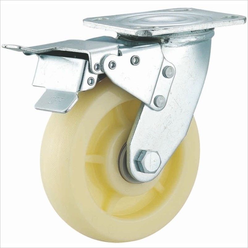 5 inch heavy duty roller wheels nylon wheels with bearings