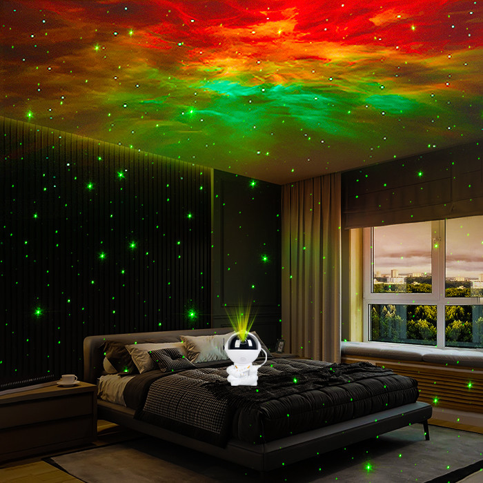 5V 1A Planet Projector Night Light Rotatable For Kids Birthday