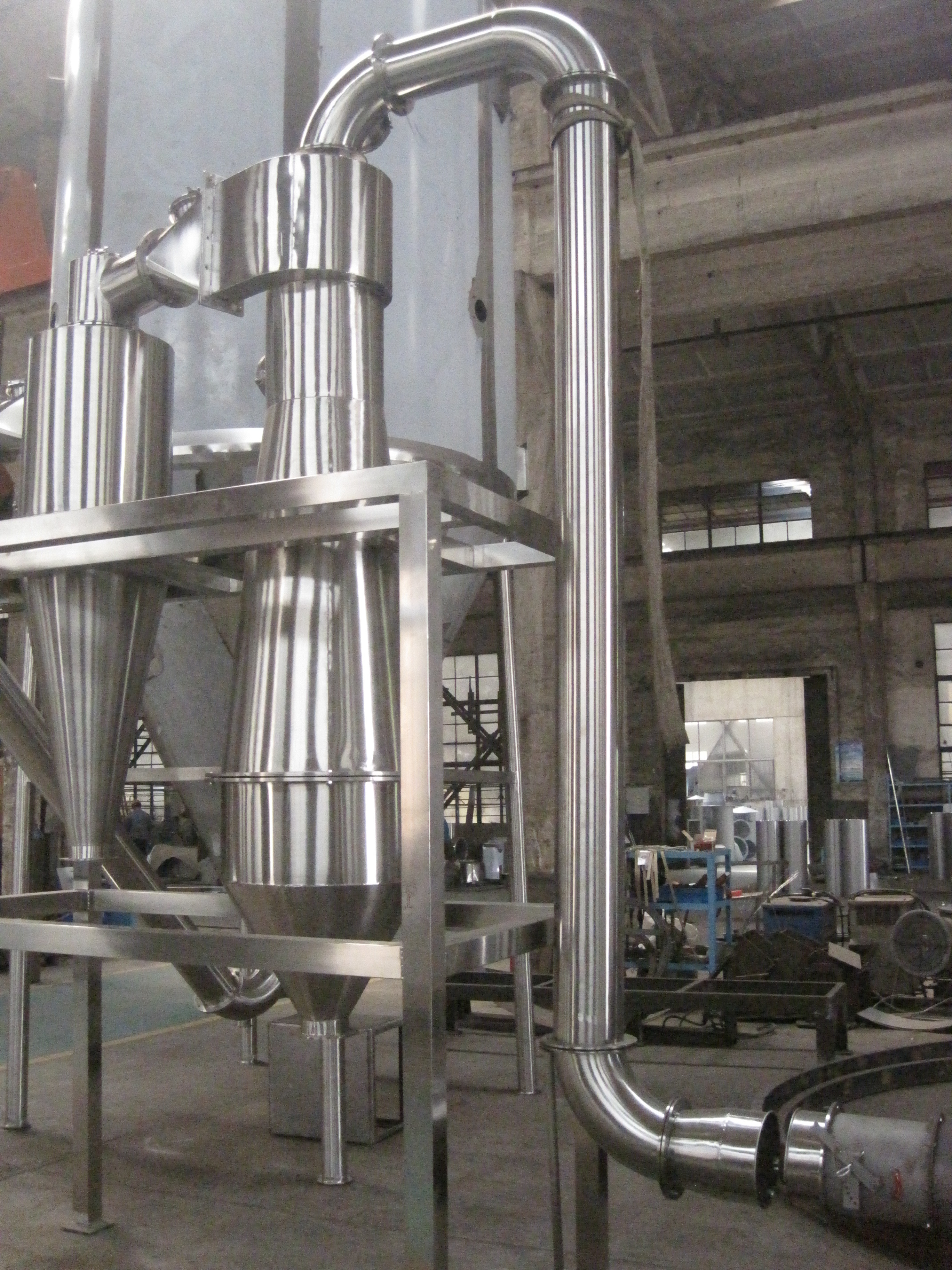Spirulina Powder Spray Drying Machine , Close Loop Pilot Scale Atomizer Spray Dryer