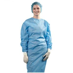 Quality Nonwoven Disposable Isolation Gowns PP PE Protective Coverall Anti Dust wholesale