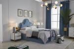 wholesale factory price bedroom solid wood furniture set double bed design