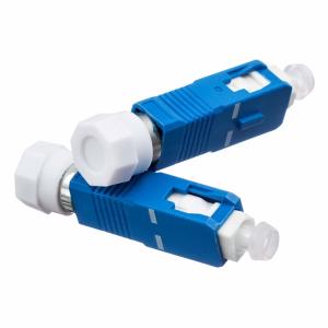 Quality Hybrid Simplex Fiber Optic Adapter SC Male To FC Female SM / MM / APC Optional wholesale