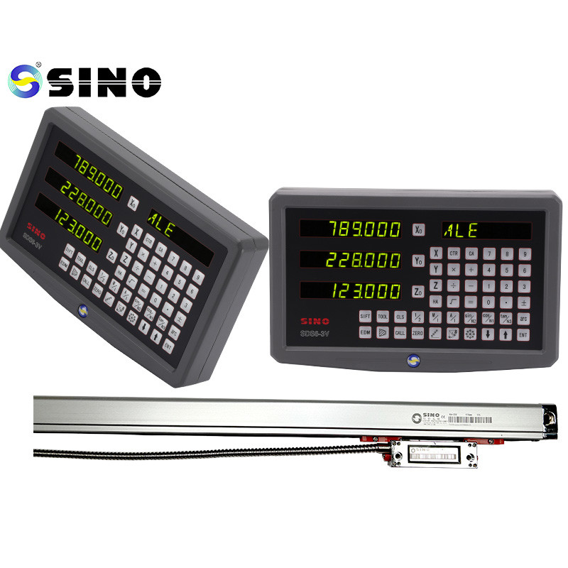 Glass Scale Ruler TTL Model DS6-3V 5micron Linear Encoder With 5um 3 Axis Digital Readout