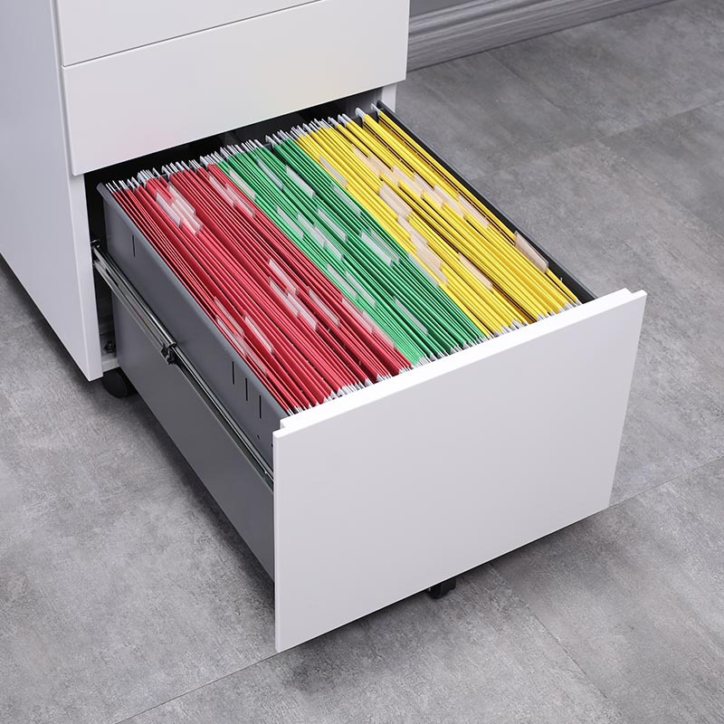 Office Furniture Simple Metal Cabinet with Removable Drawer and Movable Structure