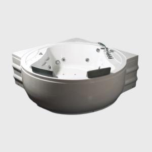 Quality Alkali Free Fiberglass Custom Freestanding Bathtub Whirlpool Bubble Air Massage wholesale