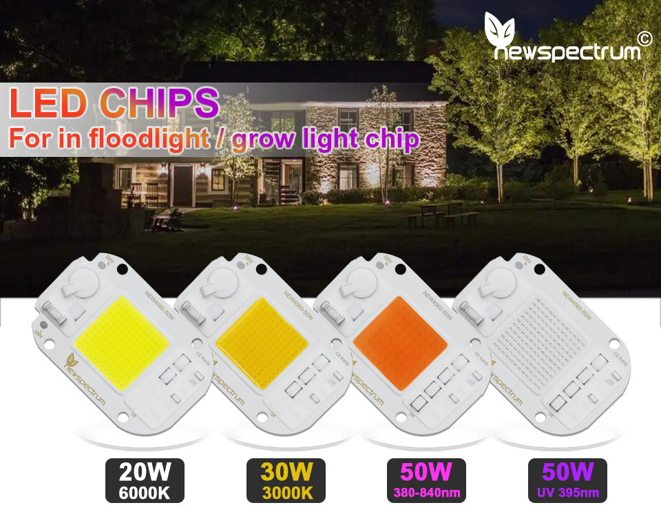 6000K COB LED Module Size 25mm Flip Chip For DIY Flood Light