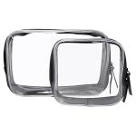 OEM Clear Handle Cosmetic 18x5x8cm PVC Pencil Bag