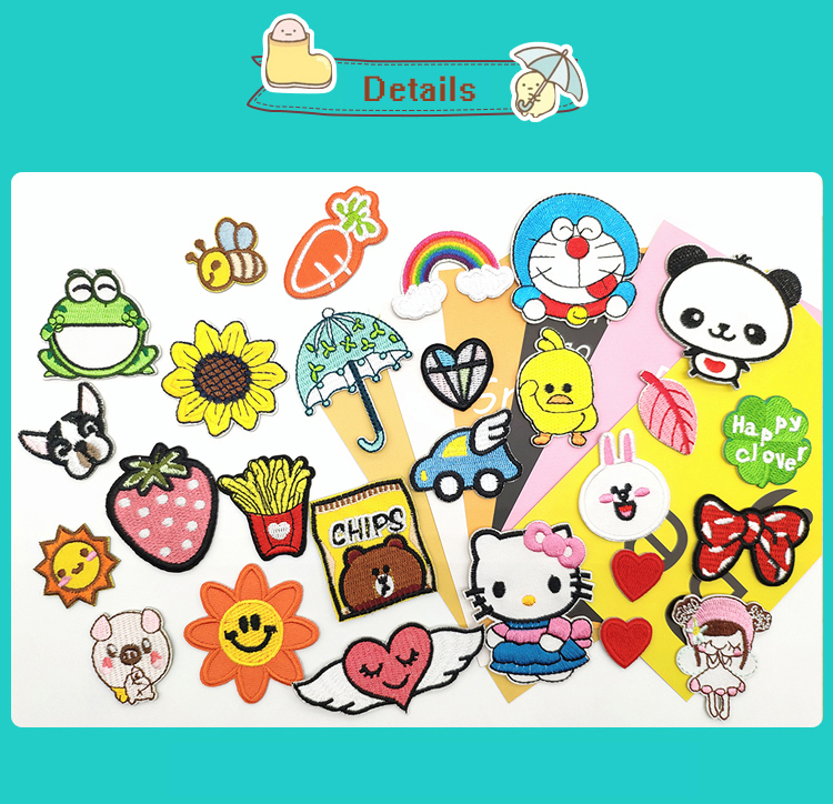 factory made logo butterfly patch heat patch rubber logo patch