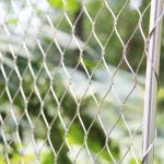 Stainless Steel Diamond Woven Wire Mesh Panels Good Fire Prevention Properties