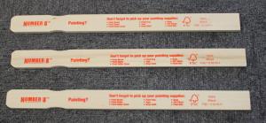 Quality paint paddle/Pine Wood Wooden Paint Paddles wholesale