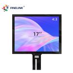 17 Inch Industrial Open Frame Touchscreen Monitor Glass+Glass Structure OEM