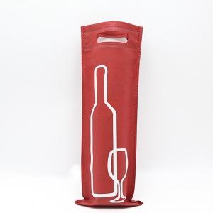 Quality D-cut heat seal nonwoven bag wholesale eco-friendly d-cut nonwoven recycle wine bag wholesale