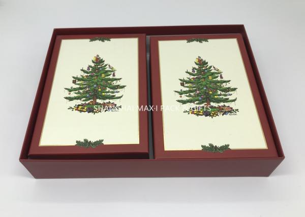 Square Jumbo Pre Wrapped Christmas Gift Boxes All Sizes Offset Printing Semi