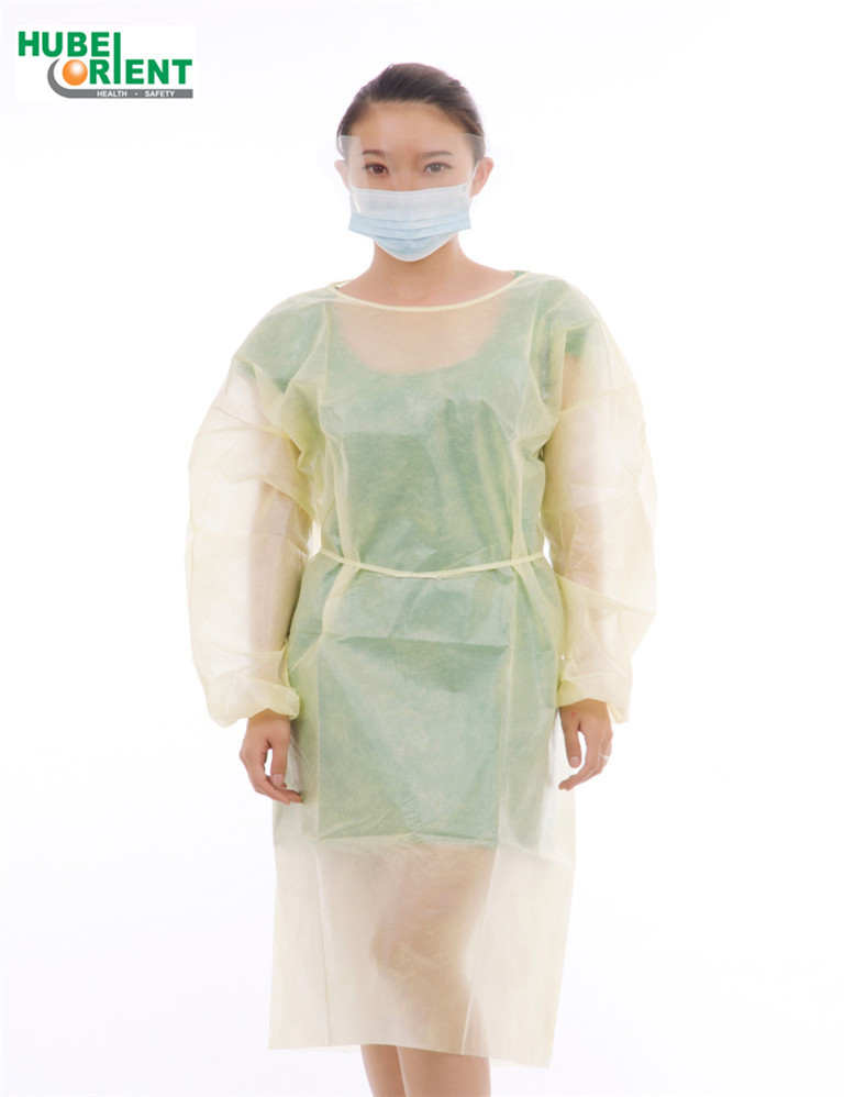 Professional Waterproof Disposable Medical Isolation Gowns For Hospital And Doctors Use