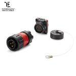 Light Weight M20 2/3/4/5/7/9/12Pins Welding Cable Male Female Panel Mount