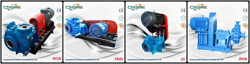 High Chrome Rubber Lined Slurry Pumps SME With Metal Impellers