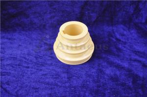 Quality 99% Alumina Material Custom Ceramic Parts High Hardness In Yellow Color wholesale