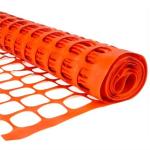 Orange Plastic Mesh Safety Fencing
