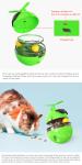 Cat Tumbler Interactive Pet Toys Laser Light USB Charging ODM 512g
