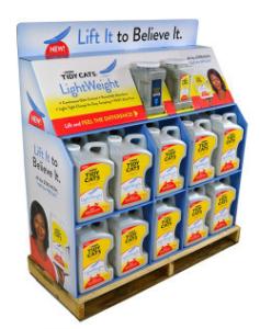 Quality Recycled Cardboard Pallet Display , Supermarket Promotion Pallet Display Box wholesale