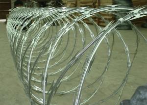 Quality Galvanized Concertina Cross CBT 65 Razor Wire For Military Razor Wire Fence wholesale