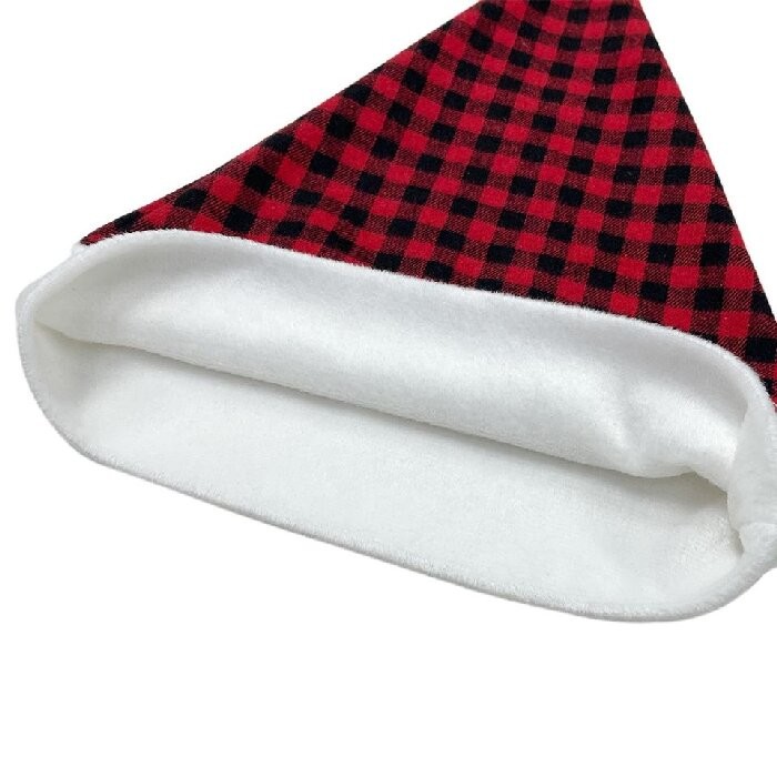 Custom Sublimation Christmas Santa Hats Blanks For Sublimation Printing