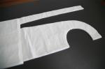 White Disposable Poly Aprons For Housework / Medical Industry Clothing