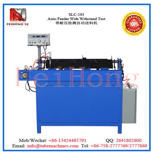 feeding machine for heating elements