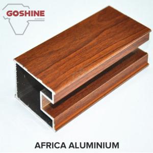 Quality Third - Dimension Wood Finish Aluminium Profiles Solid Substantial wholesale