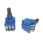 WH116AK Carbon Film Rotary Potentiometer With Push Switch For Electronic